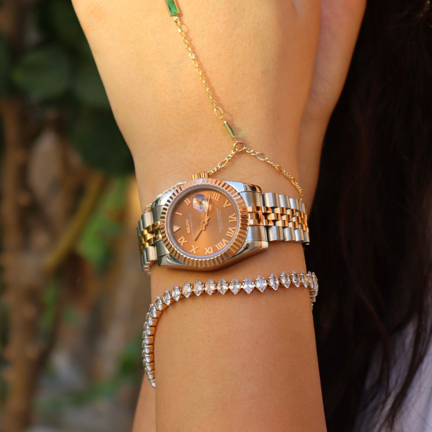 LADY-DATEJUST (31mm) HALF ROSEGOLD