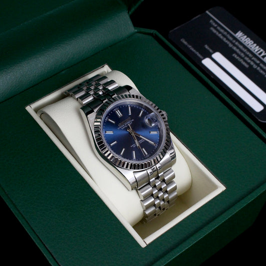 DATEJUST BLUE SUNBURST