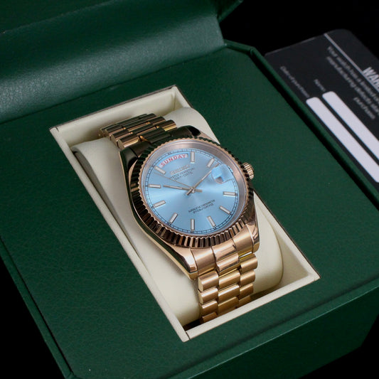 DAYDATE ROSE GOLD (TIFFANY BLUE)
