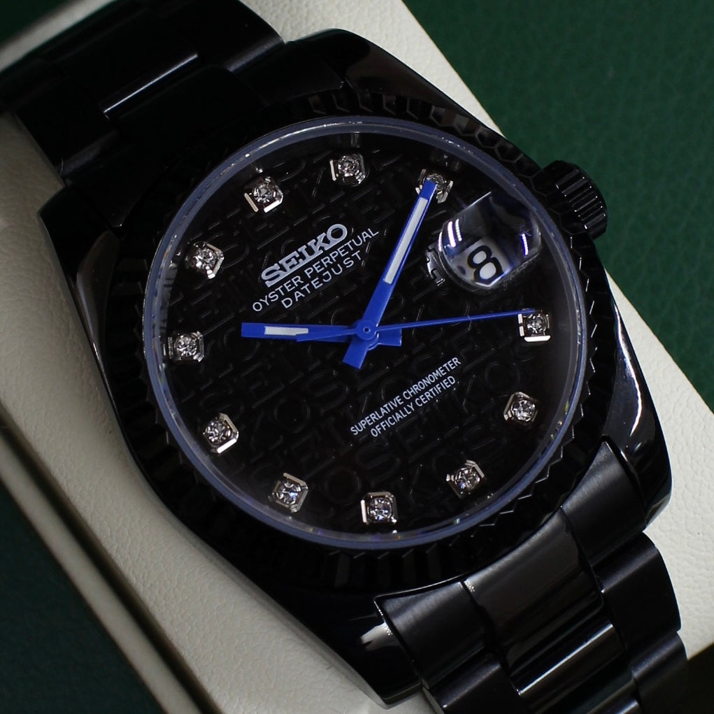 DATE-JUST (BLACK-BLUE)
