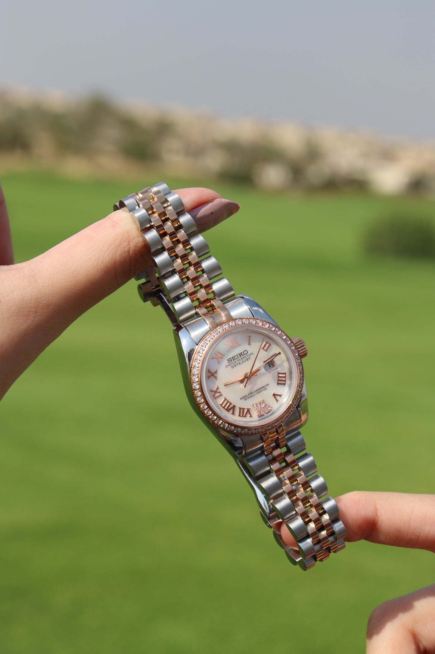 LADY-DATEJUST (31mm) HALF ROSEGOLD