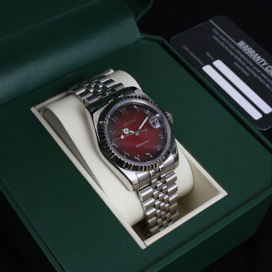 DATEJUST ARABIC (DARK RED)