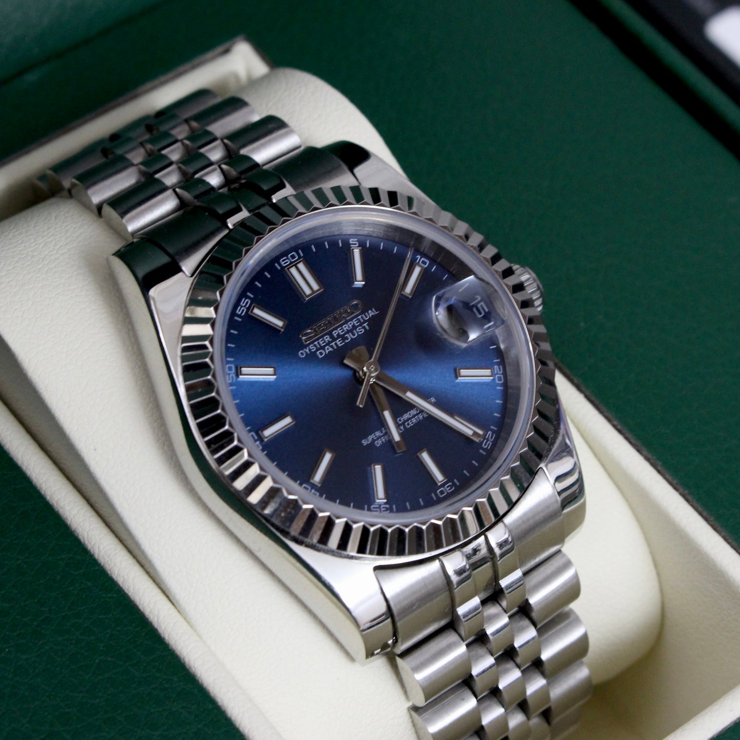 DATEJUST BLUE SUNBURST