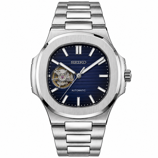 NAUTILUS OPEN HEART NAVY BLUE