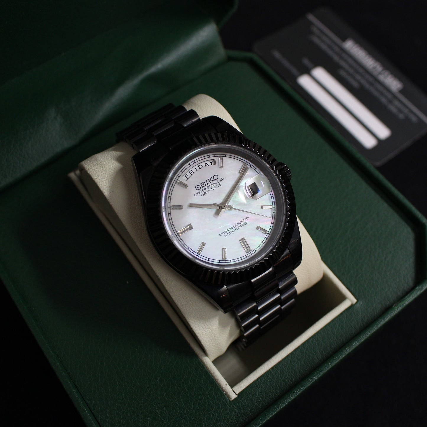 DAY-DATE BLACK (PEARL DIAL)