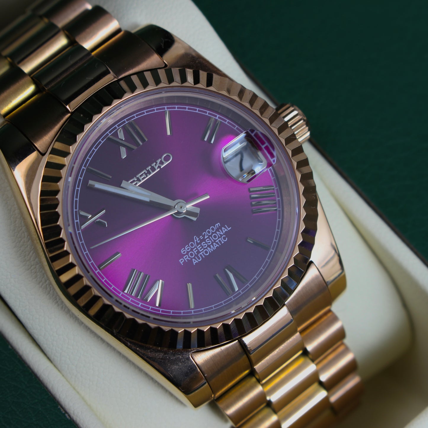 DATEJUST PRESIDENT (PURPLE)