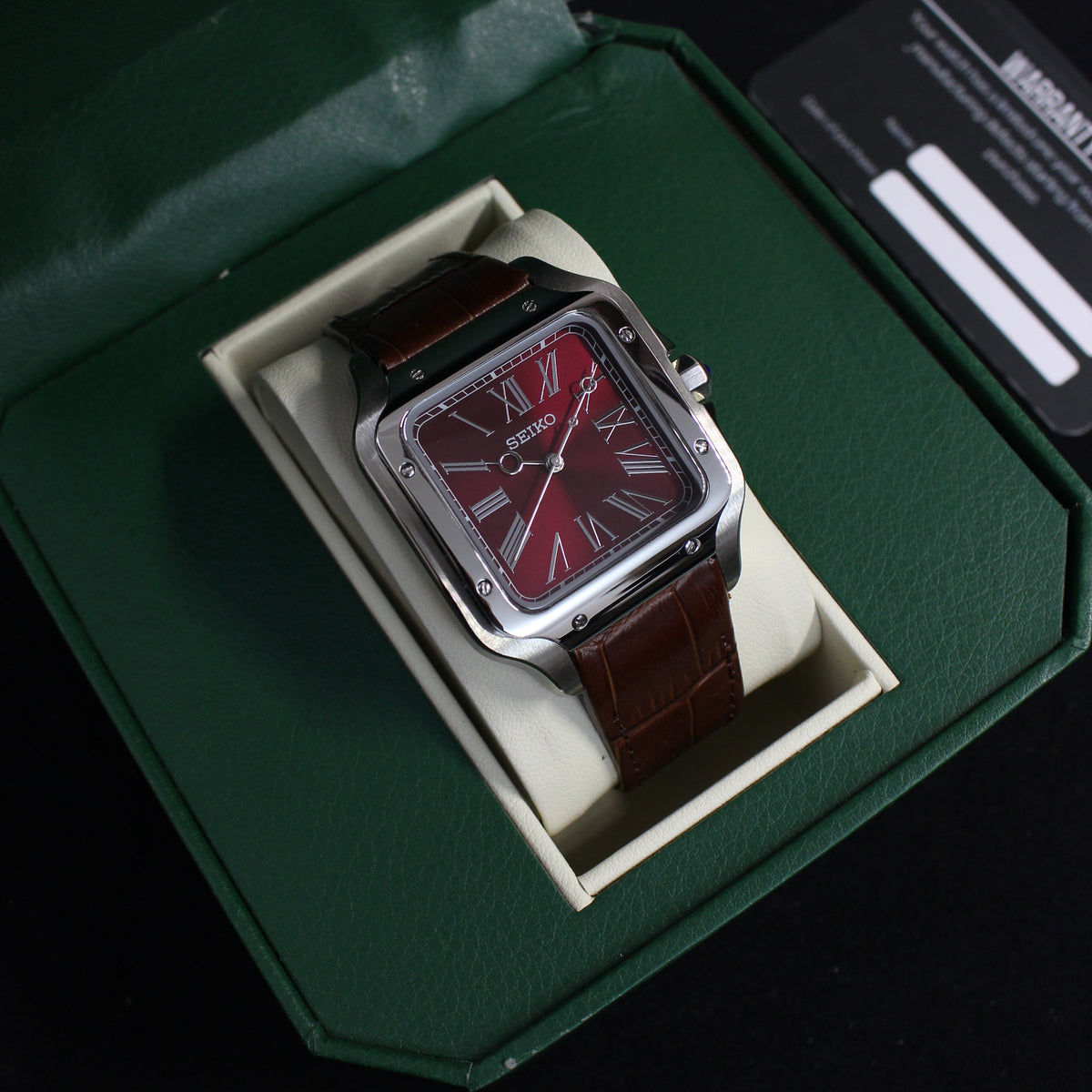 SANTOS CHERRY (LEATHER STRAP)