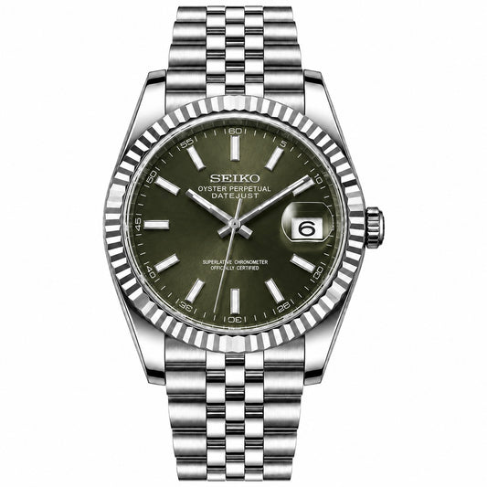 DATE-JUST OLIVE GREEN