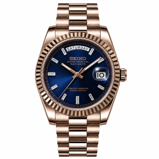 DAY-DATE ROSE GOLD (NAVY DIAL)