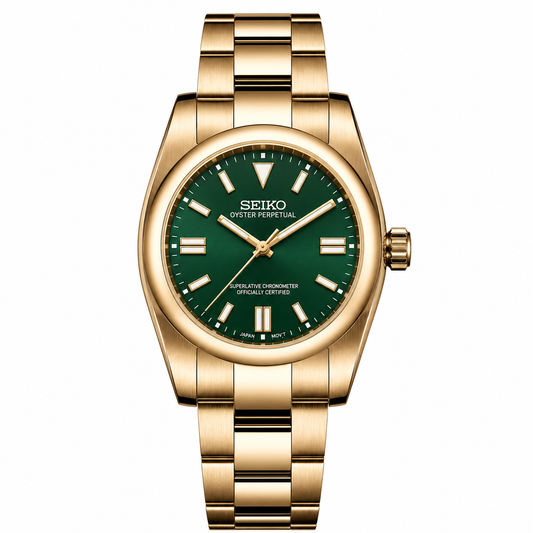 OYSTER PERPETUAL GOLD (GREEN)