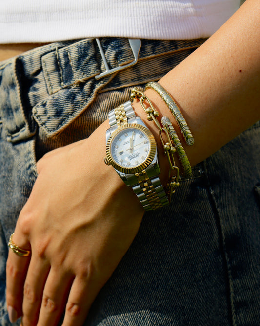 LADY-DATEJUST (31mm) HALF GOLD