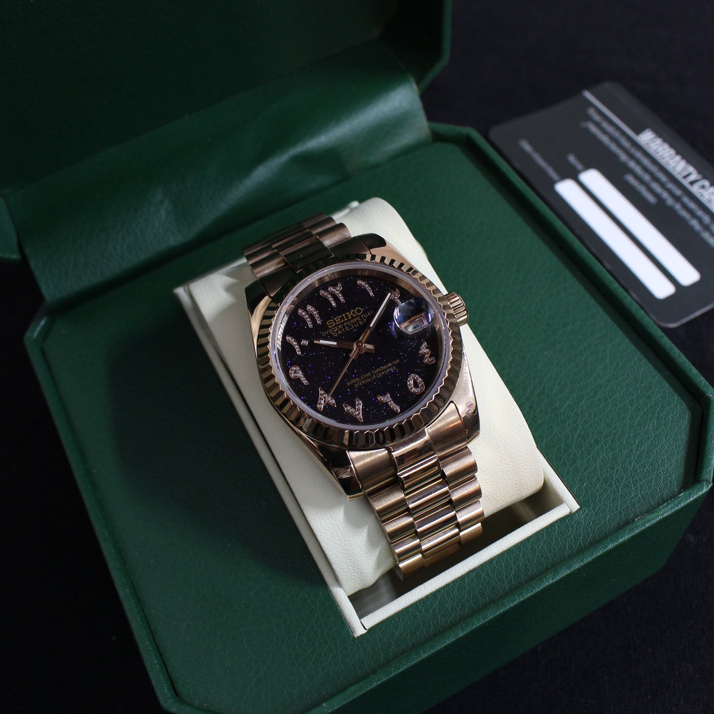 DATE-JUST ROSE GOLD ARABIC (GALAXY)
