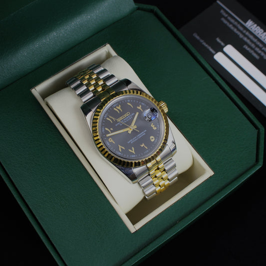 DATEJUST TWO TONE ARABIC(BLACK)