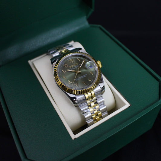 DATEJUST HALF GOLD (OLIVE GREEN)