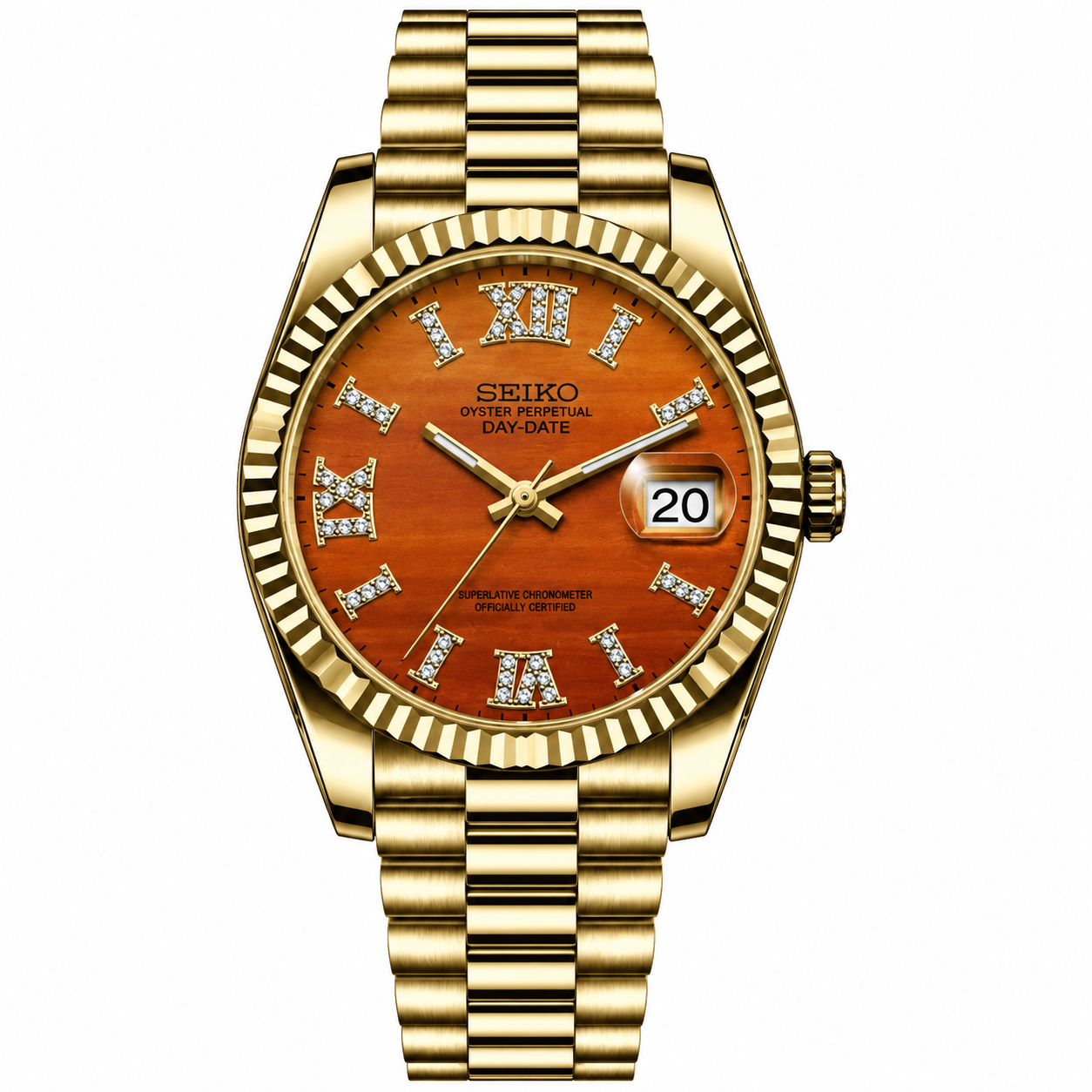 DATE-JUST CARNELIAN DIAL