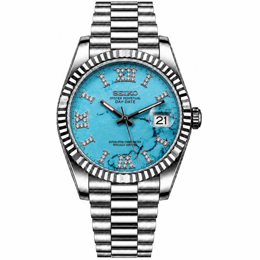 DATE-JUST TURQUOISE DIAL