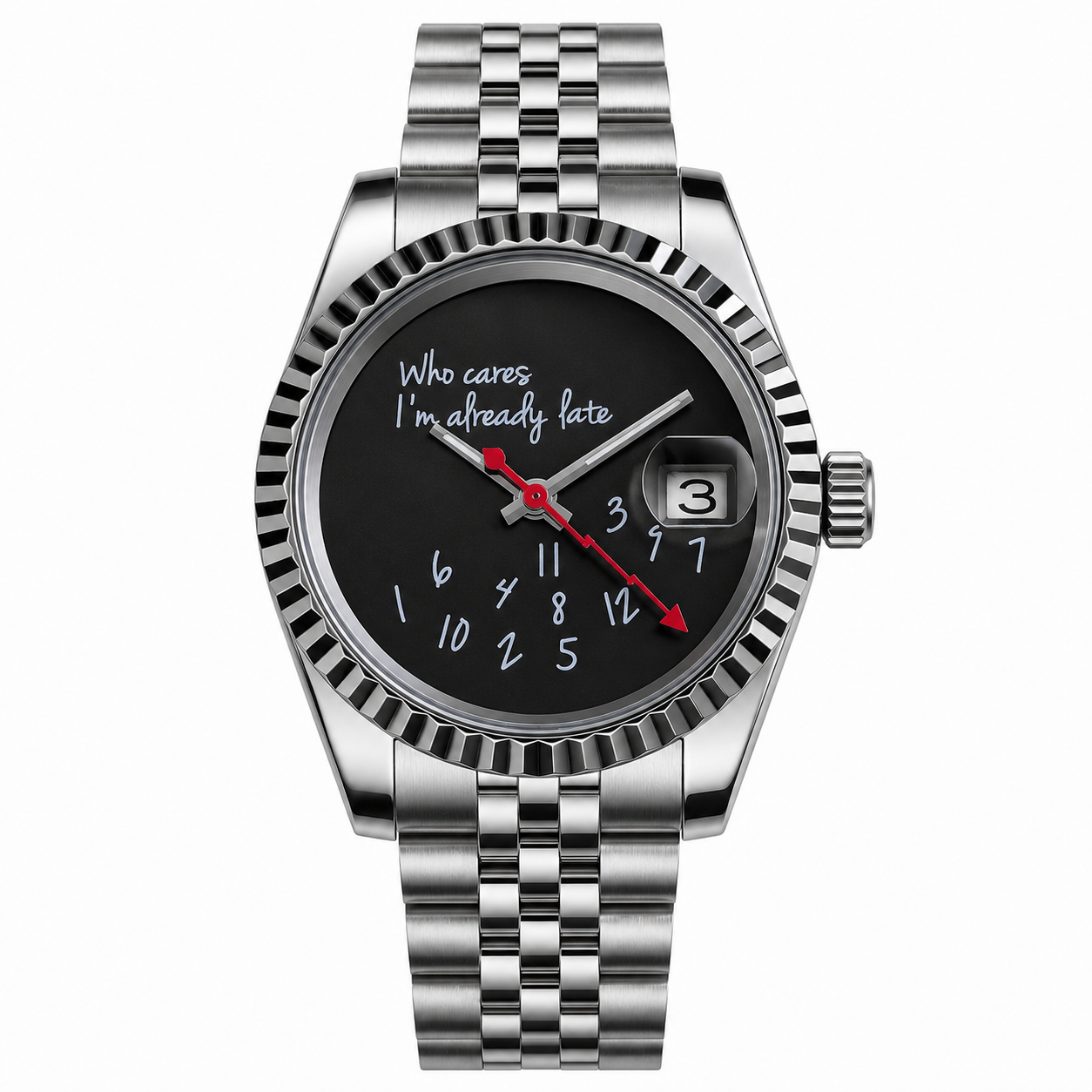 DATE-JUST (WHO CARES?) BLACK EDITION