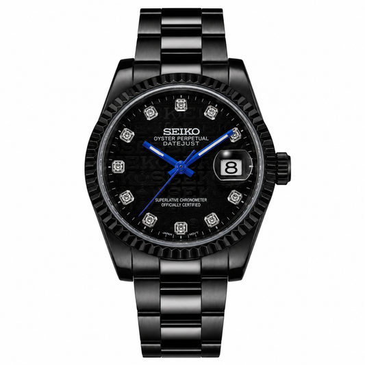 DATE-JUST (BLACK-BLUE)