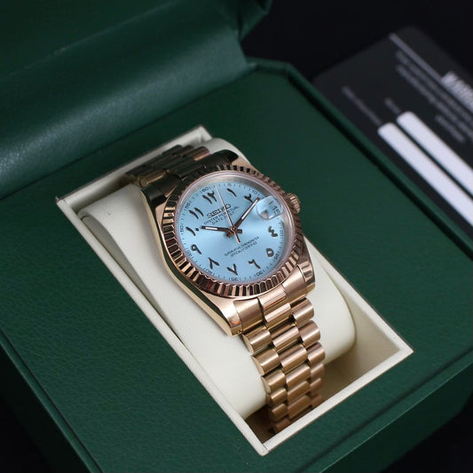 DATEJUST PRESIDENT (TIFFANY BLUE)
