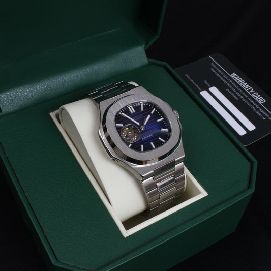 NAUTILUS OPEN HEART (navy blue)