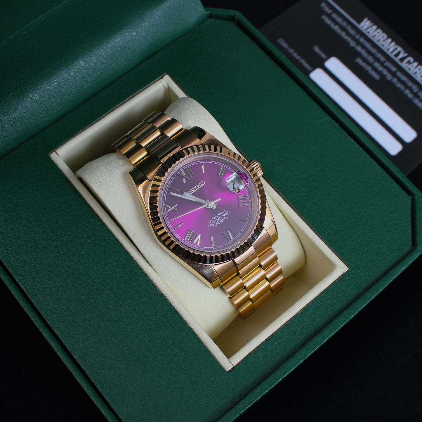 DATEJUST PRESIDENT (PURPLE)